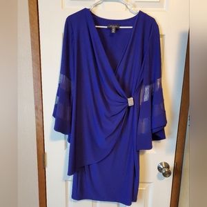 Blue Wrap Dress